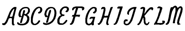 Miralique Font UPPERCASE