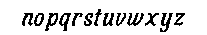 Miralique Font LOWERCASE