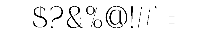 Miras Font OTHER CHARS