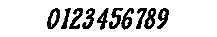 Mireforge Slant Font OTHER CHARS