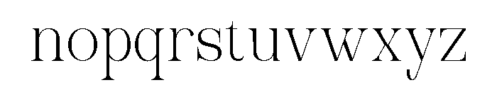 Miregle Regular Font LOWERCASE