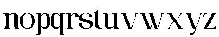 Mirella Regular Font LOWERCASE