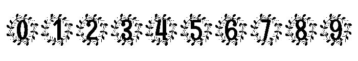 Mireth Monogram Font OTHER CHARS