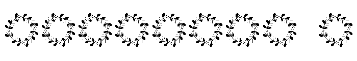 Mireth Monogram Font OTHER CHARS