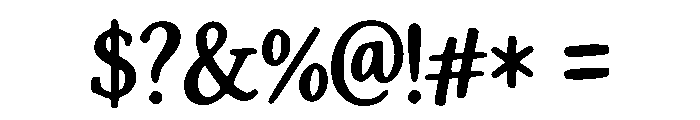 Mirevyn Regular Font OTHER CHARS