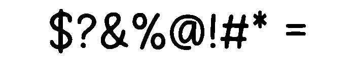 Mirexo Font OTHER CHARS