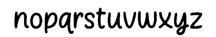 Mirexo Font LOWERCASE