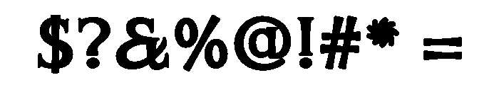 Mirhane Bold Font OTHER CHARS