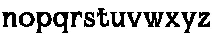 Mirhane Bold Font LOWERCASE