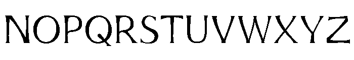 Mirhane Thin Font UPPERCASE