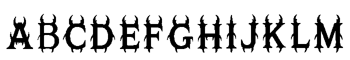 Mirid Regular Font UPPERCASE