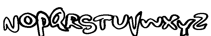 Miroplay Jumbled Font UPPERCASE