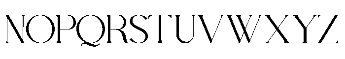Mirosse Regular Font UPPERCASE