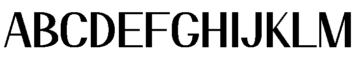 Mirow Sans Font UPPERCASE