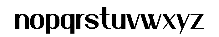 Mirow Sans Font LOWERCASE