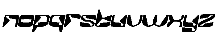 MirrorTech Bold Italic Font LOWERCASE