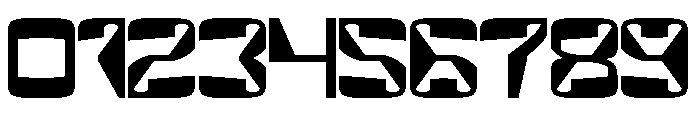 MirrorTech Bold Font OTHER CHARS