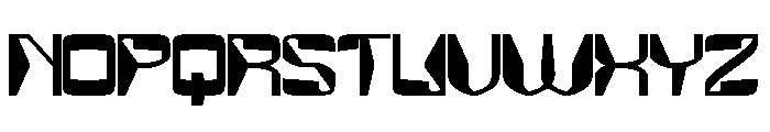 MirrorTech Bold Font UPPERCASE