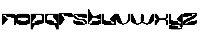 MirrorTech Bold Font LOWERCASE
