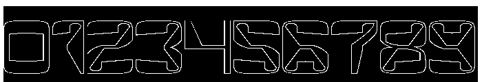 MirrorTech-Hollow-Inverse Font OTHER CHARS