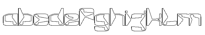 MirrorTech-Hollow FONT