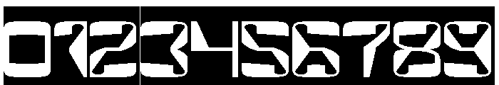 MirrorTech-Inverse Font OTHER CHARS