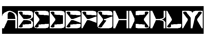 MirrorTech-Inverse Font UPPERCASE