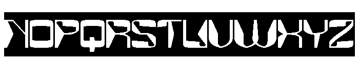 MirrorTech-Inverse Font UPPERCASE