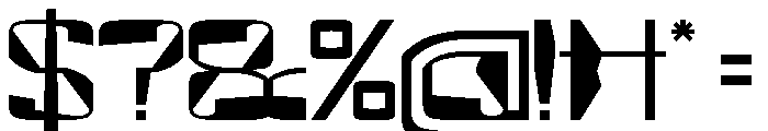 MirrorTech-Light Font OTHER CHARS