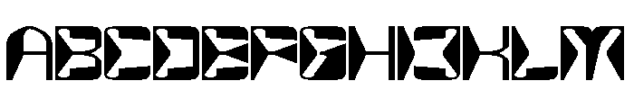 MirrorTech Font UPPERCASE