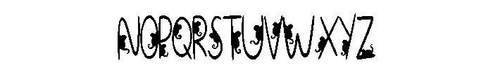 Mischievous Mouse By Sq Regular Font UPPERCASE