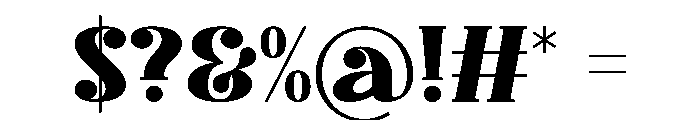 Miselyn Regular Font OTHER CHARS