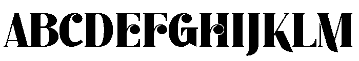Miselyn Regular Font UPPERCASE