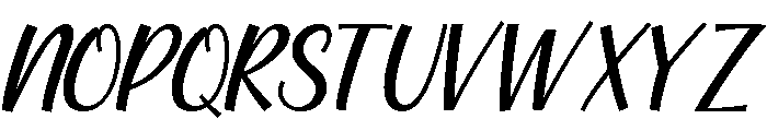 Mishoka Font UPPERCASE