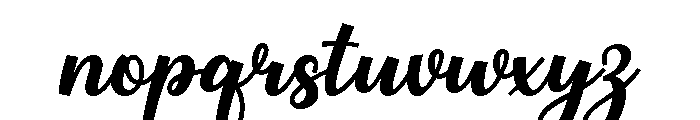 Mishoka Font LOWERCASE