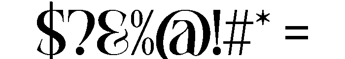 Mislanie Font OTHER CHARS