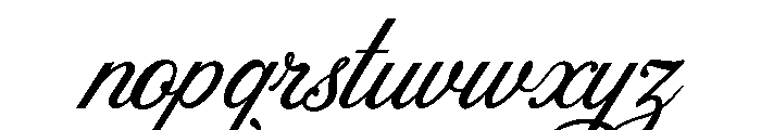 Mislarey Font LOWERCASE