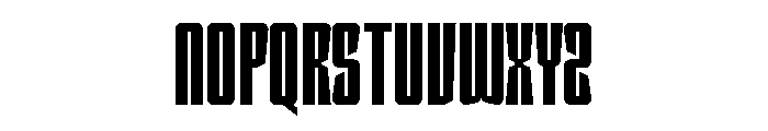 Misregon Font UPPERCASE