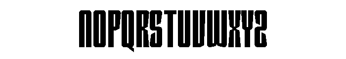 Misregon Font LOWERCASE