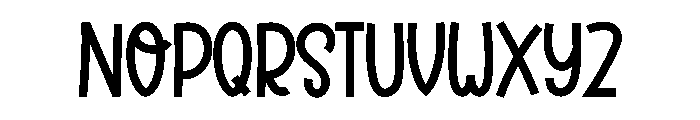 Miss America Sans Font LOWERCASE