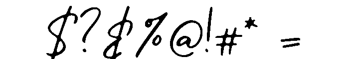 Misselle Blob Font OTHER CHARS