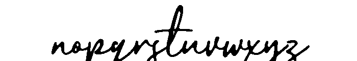 Misselle Blob Font LOWERCASE