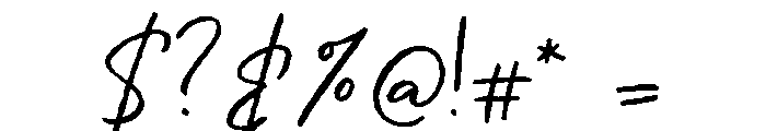 Misselle Rough Font OTHER CHARS