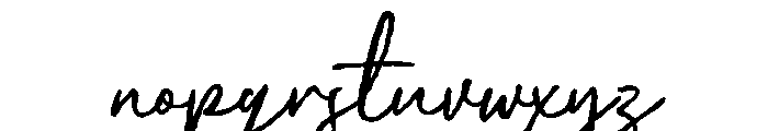 Misselle Rough Font LOWERCASE