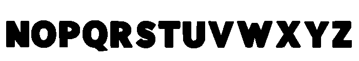 Mister Block Regular Font LOWERCASE