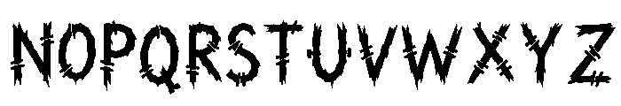 Mister Fright Font UPPERCASE