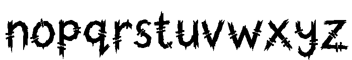 Mister Fright Font LOWERCASE