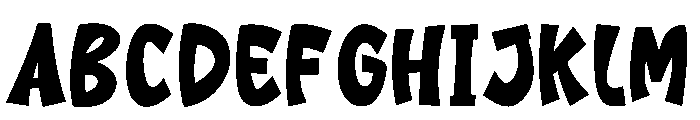 Mister Humble Font UPPERCASE