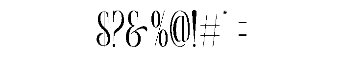 Mister Zodiak Font OTHER CHARS