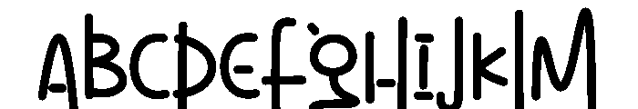 Mistery Loving Font UPPERCASE